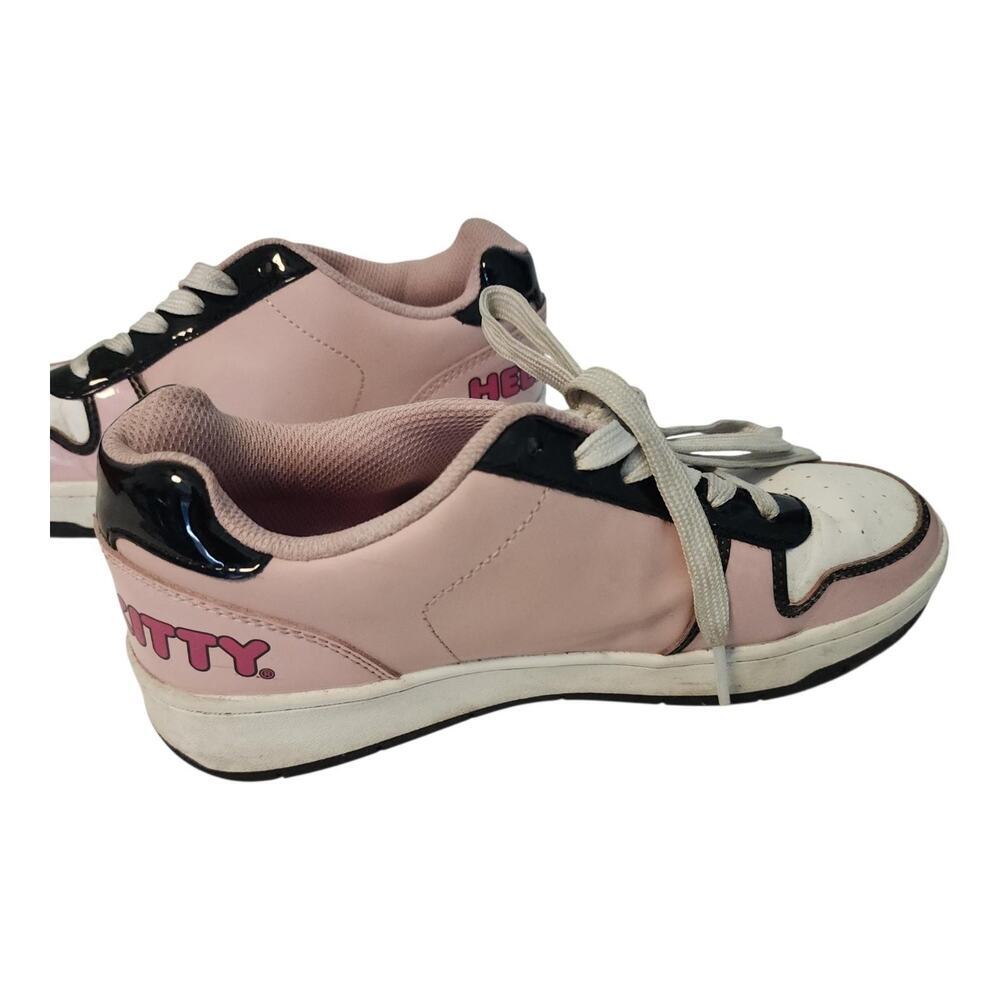 Hello Kitty Pink Low Top Sneakers Big Kids Youth US 6 EUR 37 Lace Up Shoes - Picture 8 of 16